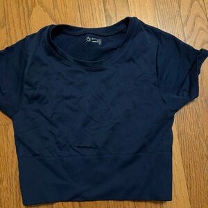 Offline by Aerie Navy Blue Crop Top